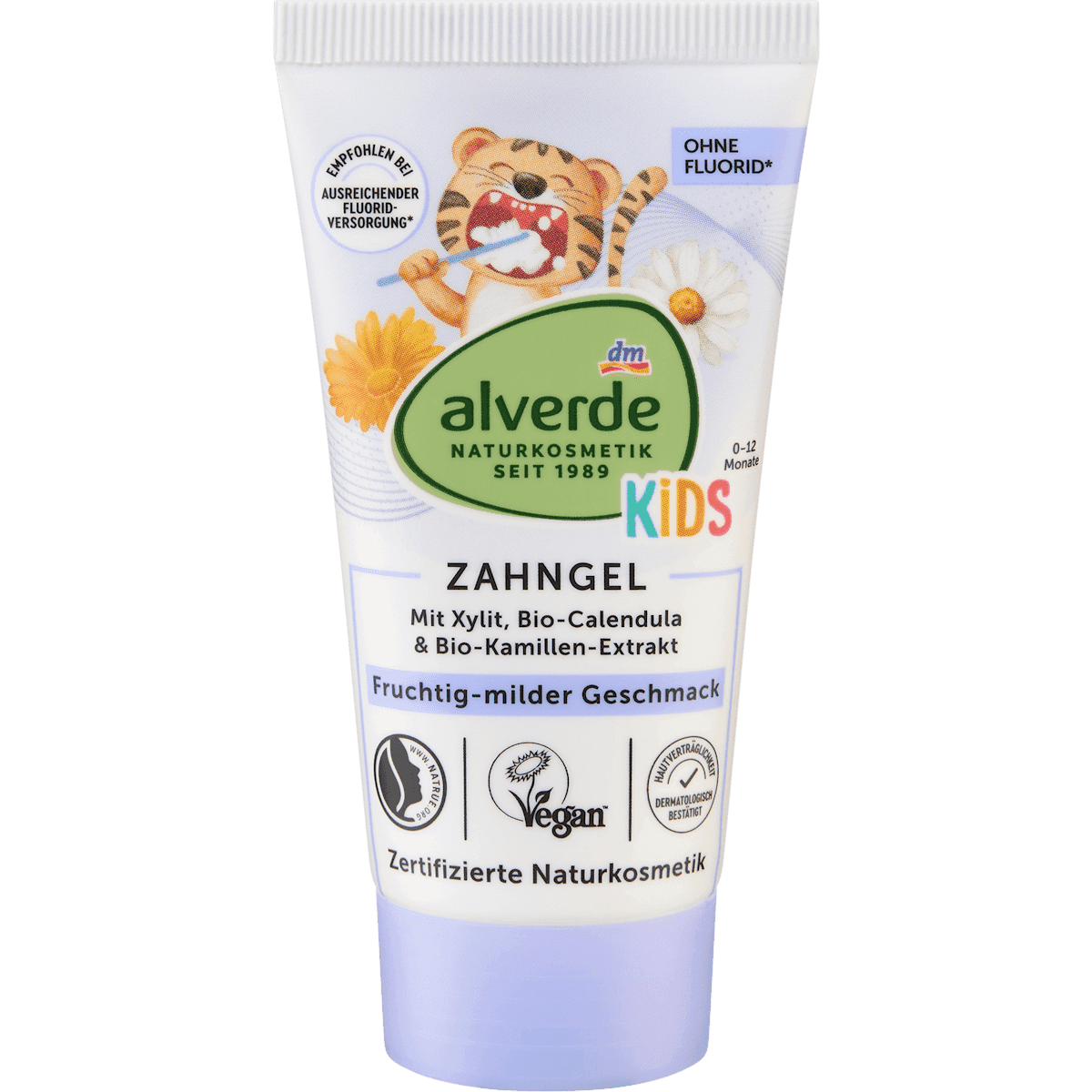 alverde NATURKOSMETIK Toothpaste gel children 50 ml — authentic German product in Morocco