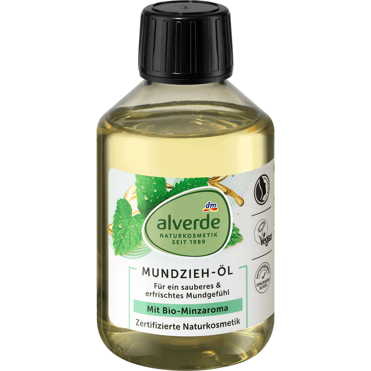 alverde NATURKOSMETIK huile de bouche menthe bio 200 ml — منتج ألماني أصلي في المغرب
