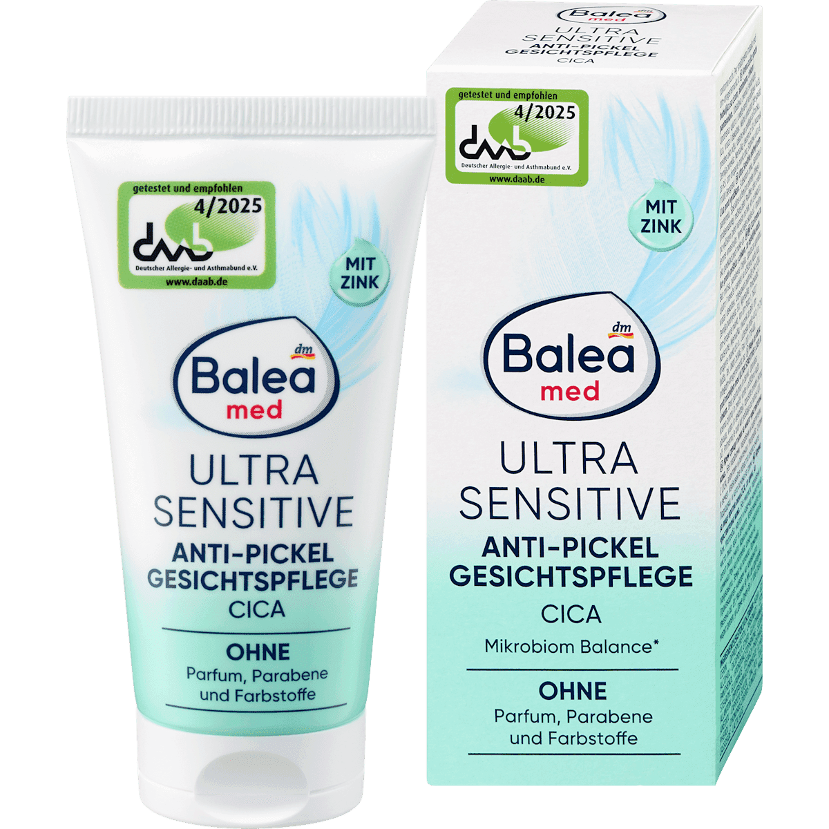 Balea med Soin visage anti-boutons Ultra Sensitive, 50 ml — produit allemand authentique au Maroc