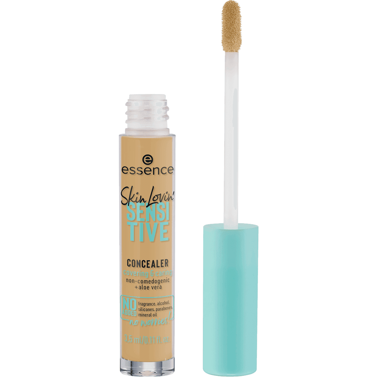 essence Correcteur Skin Lovin' Sensitive 25 Medium Olive, 3,5 ml — produit allemand authentique au Maroc