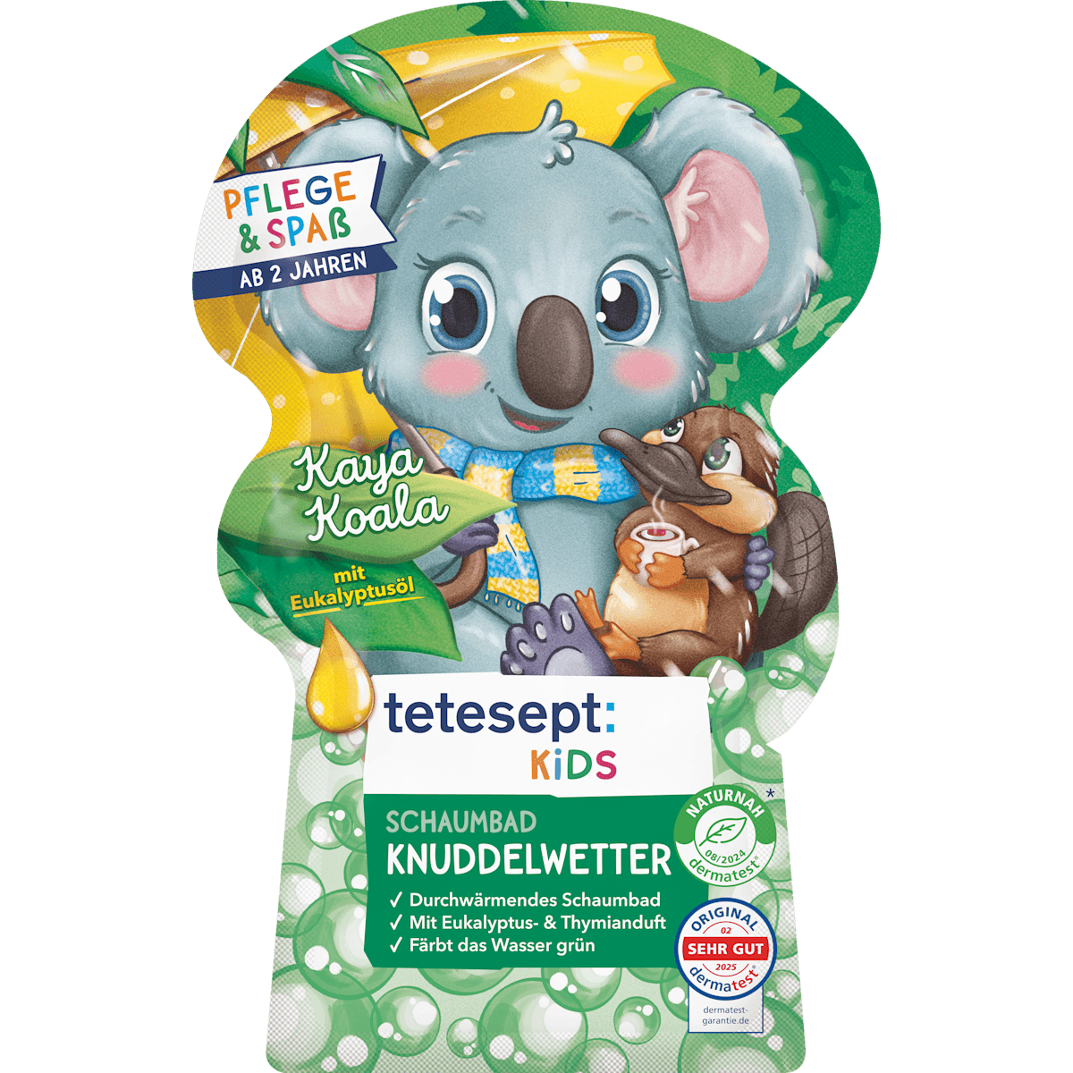 tetesept : KIDS Bain moussant Knuddelwetter, 40 ml — produit allemand authentique au Maroc