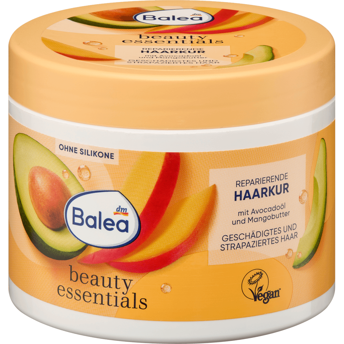 Balea Masque cheveux Natural Beauty réparateur 300 ml — produit allemand authentique au Maroc