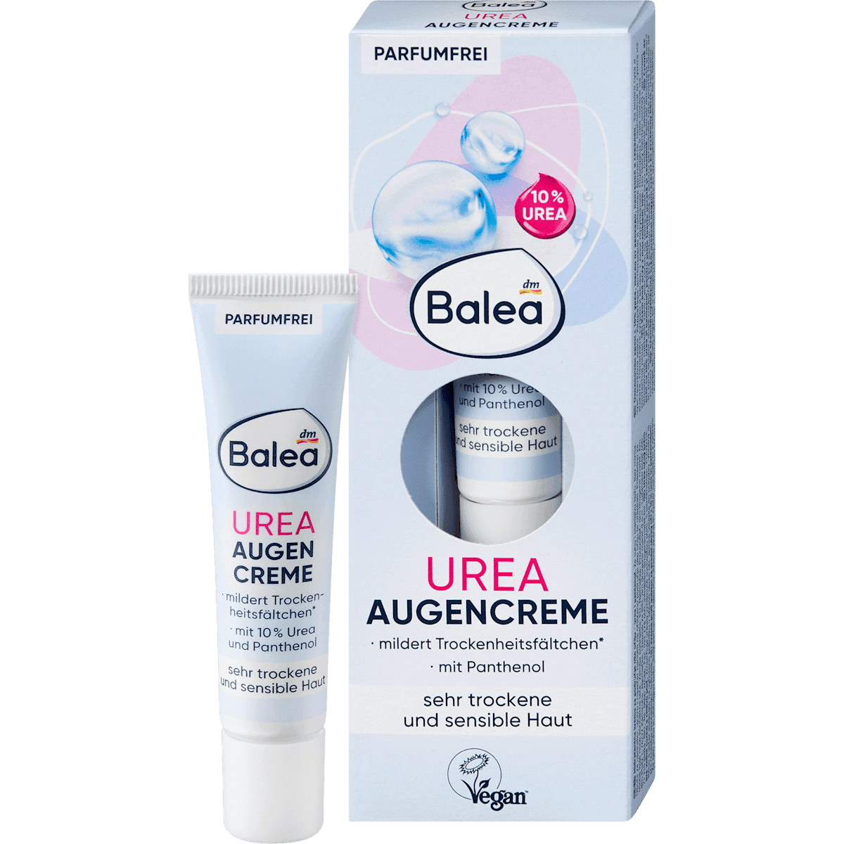 Balea Crème contour des yeux Urea 15 ml — produit allemand authentique au Maroc