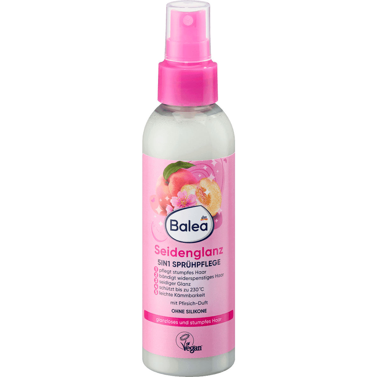 Balea spray soin brillance soyeuse 150 ml — produit allemand authentique au Maroc