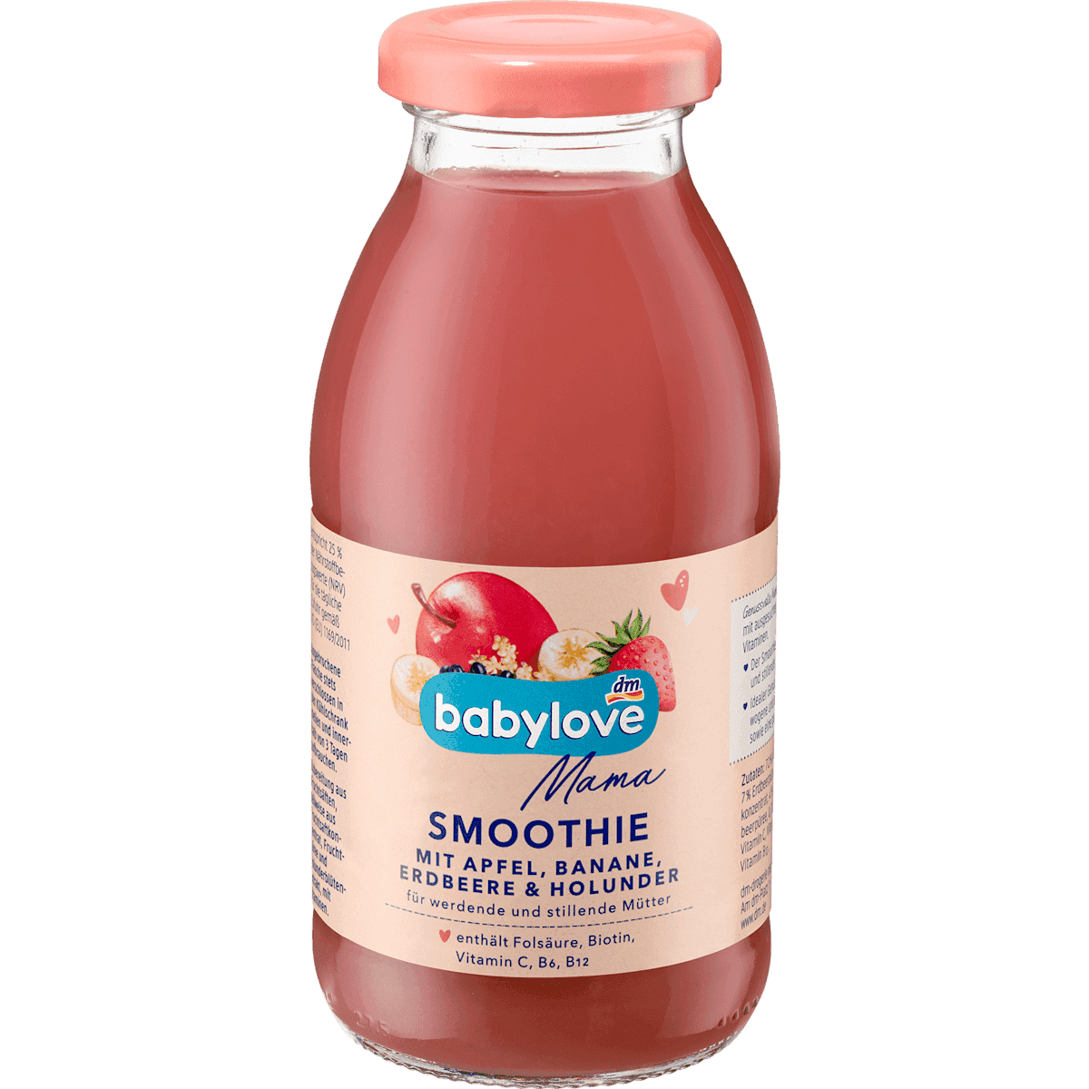 babylove Mama Smoothie apple banana strawberry sureau, 250 ml — authentic German product in Morocco
