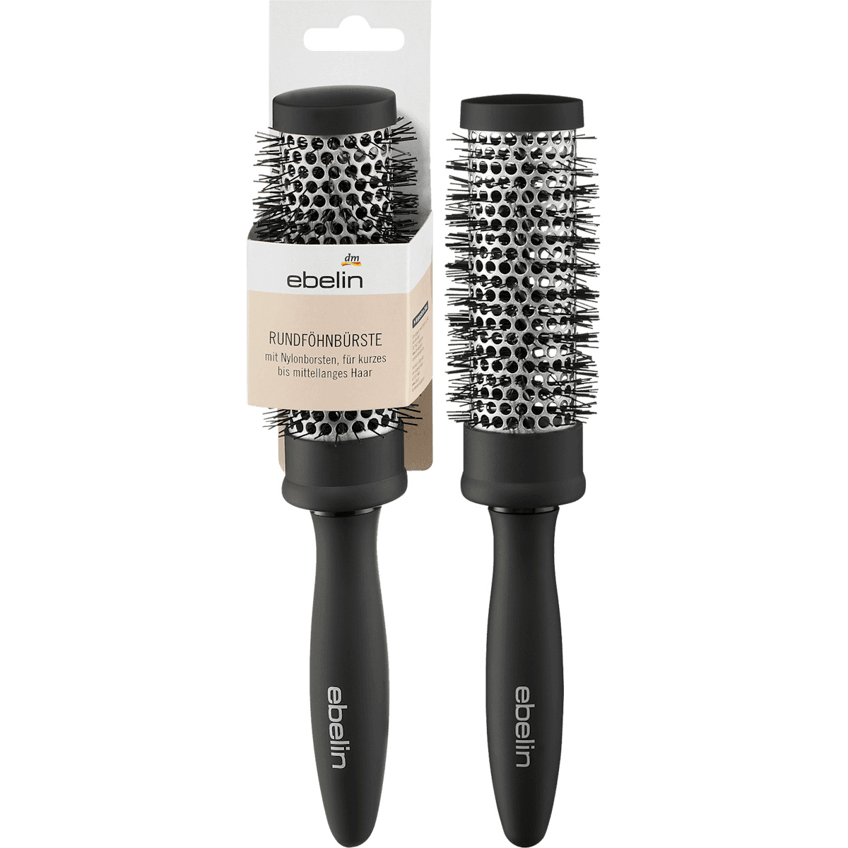 ebelin Brosse ronde soufflante poils nylon, 1 pc — produit allemand authentique au Maroc