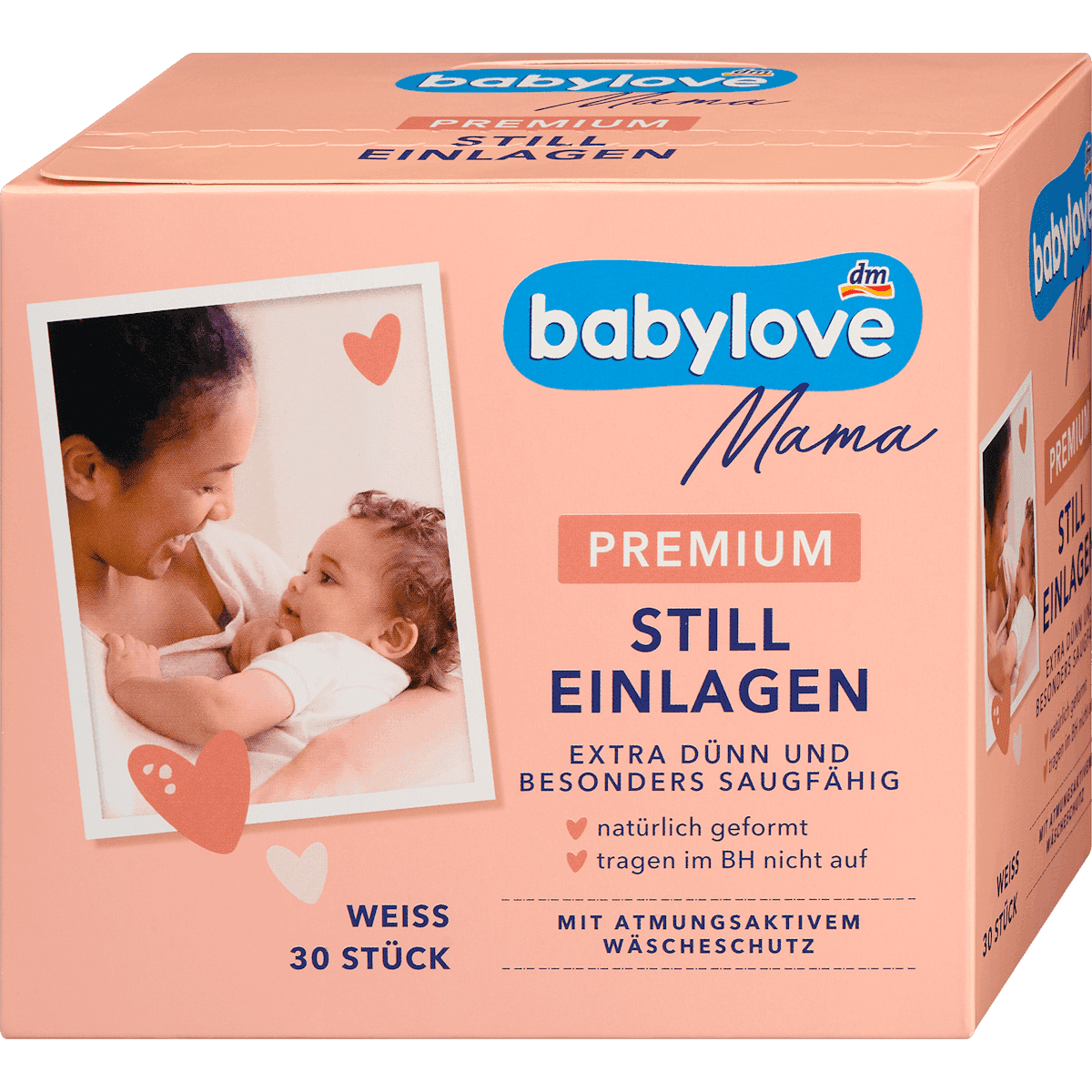 babylove Mama coussinets d'allaitement Premium extra fins 30 pièces — produit allemand authentique au Maroc