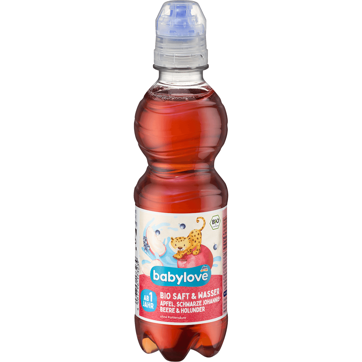 babylove Jus & eau pomme-cassis-sureau, 330 ml EINWEG — produit allemand authentique au Maroc