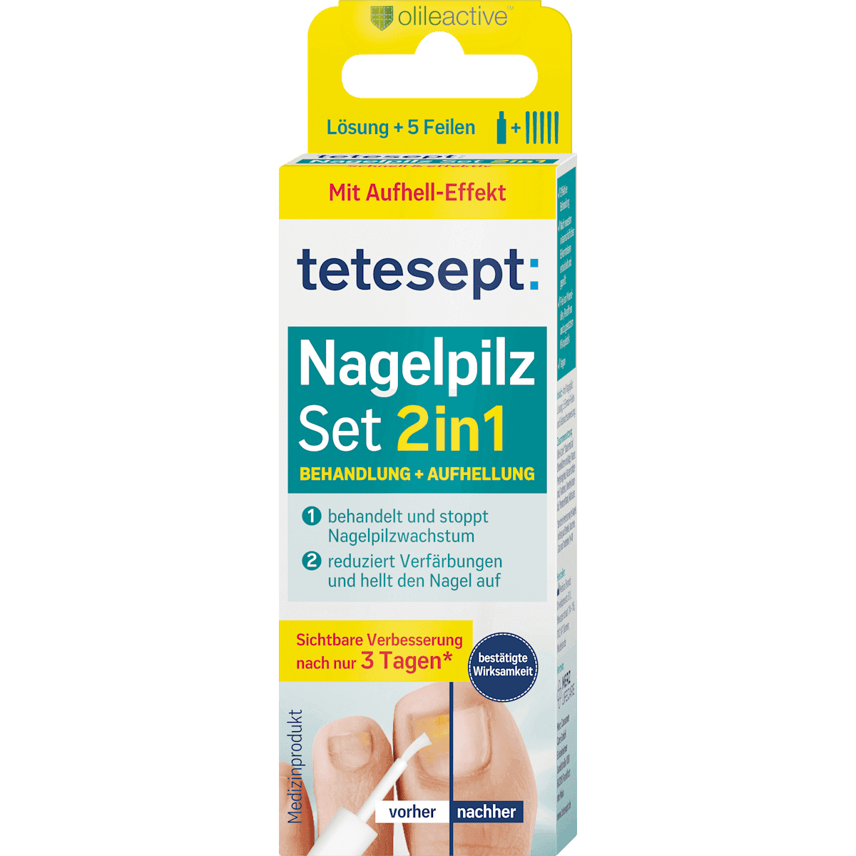 tetesept Mycose des ongles Set 2in1, 1 pièce — produit allemand authentique au Maroc
