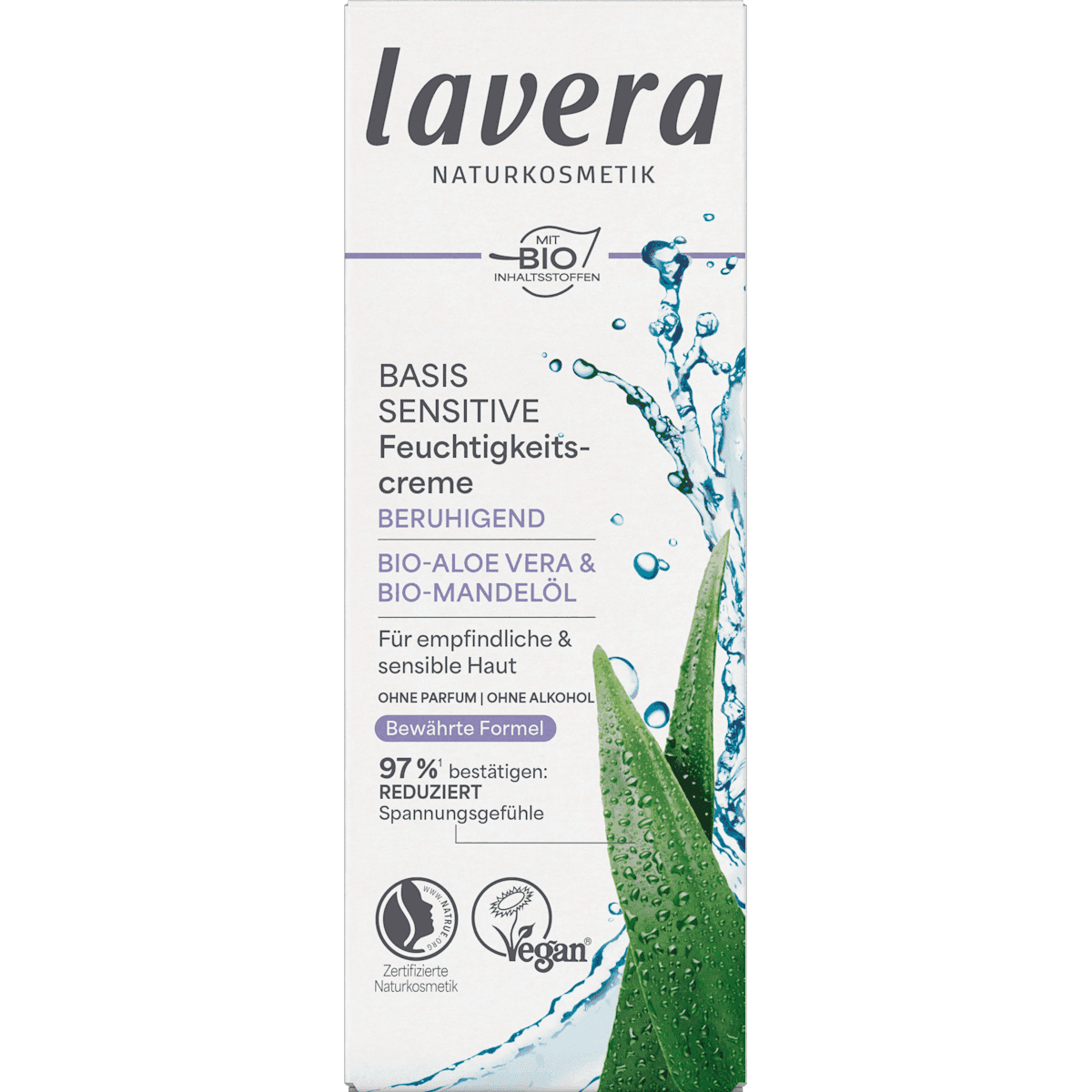 lavera NATURKOSMETIK Crème visage Basis Sensitiv apaisante, 50 ml — منتج ألماني أصلي في المغرب