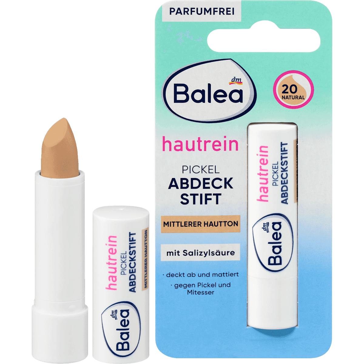 Balea stick correcteur anti-imperfections 20 Natural 4,5 g — produit allemand authentique au Maroc