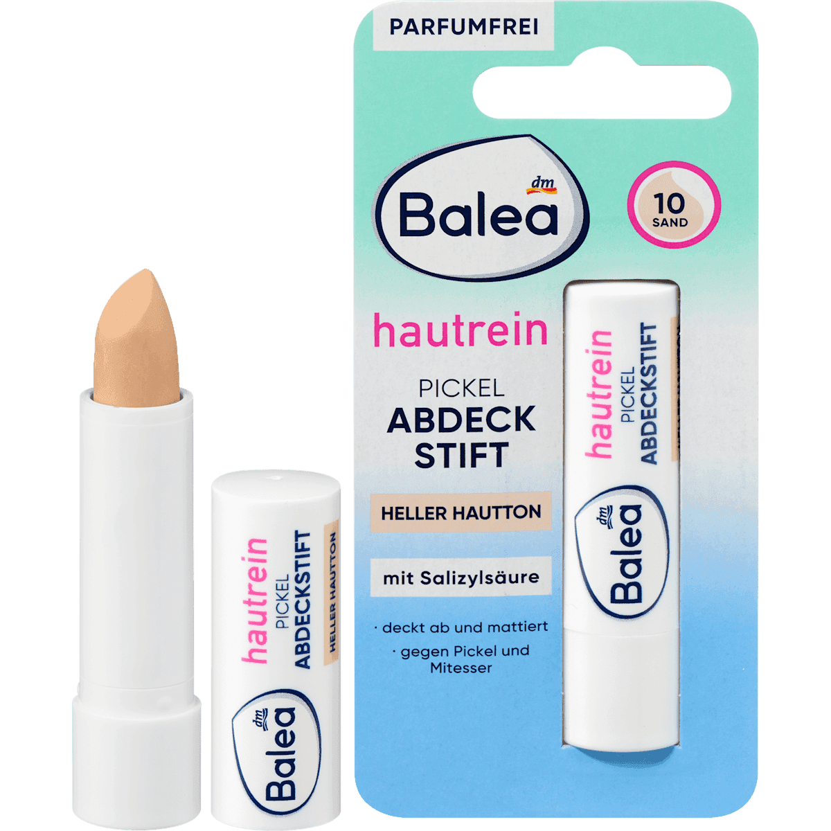 Balea Stick correcteur anti-imperfections 10 Sand 4,5 g — produit allemand authentique au Maroc
