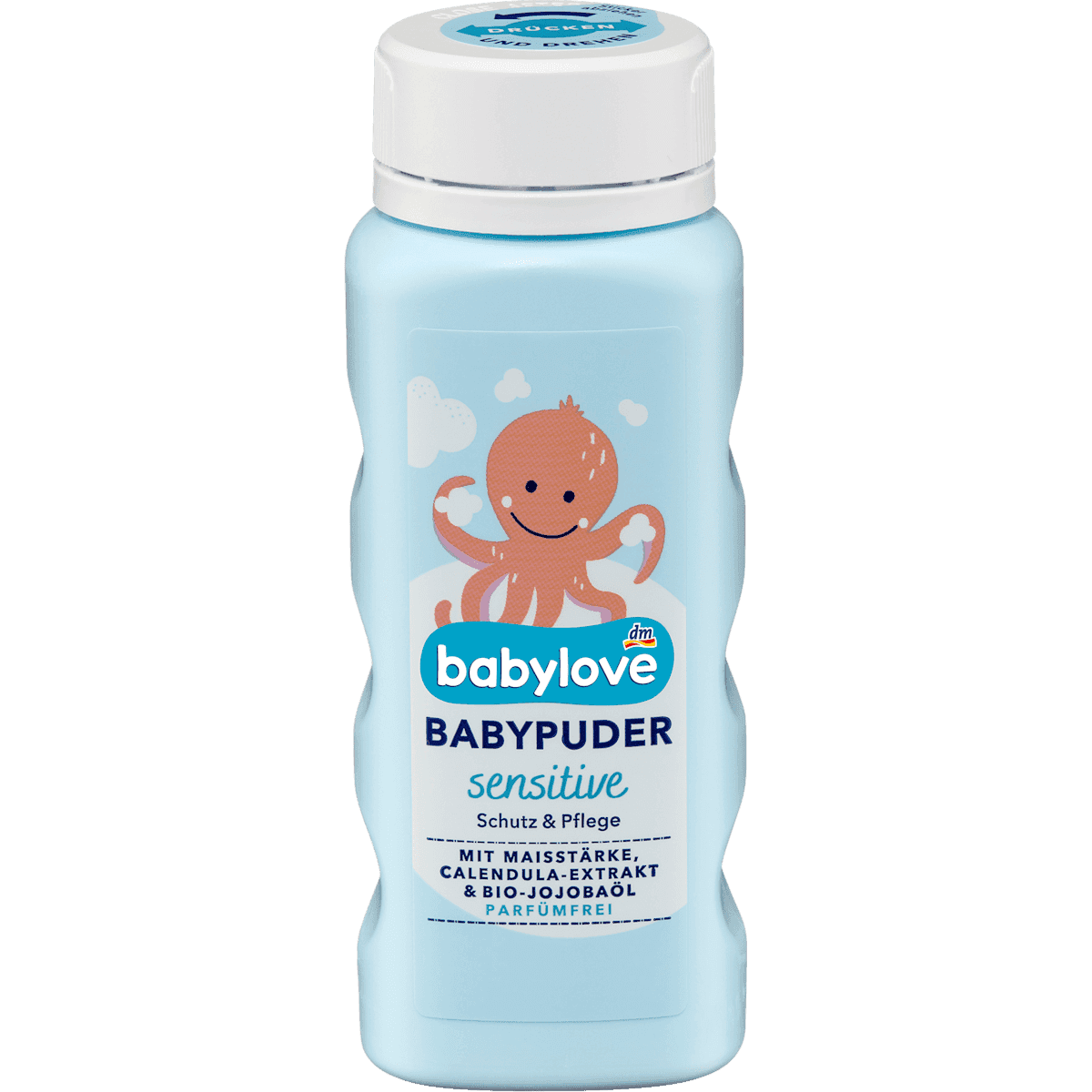 babylove Poudre pour bébé sensitive 100 g — produit allemand authentique au Maroc