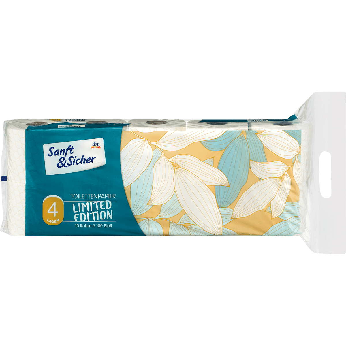 Sanft&Sicher Papier Toilette Design Edition (10x180 feuilles), 10 pièces — منتج ألماني أصلي في المغرب