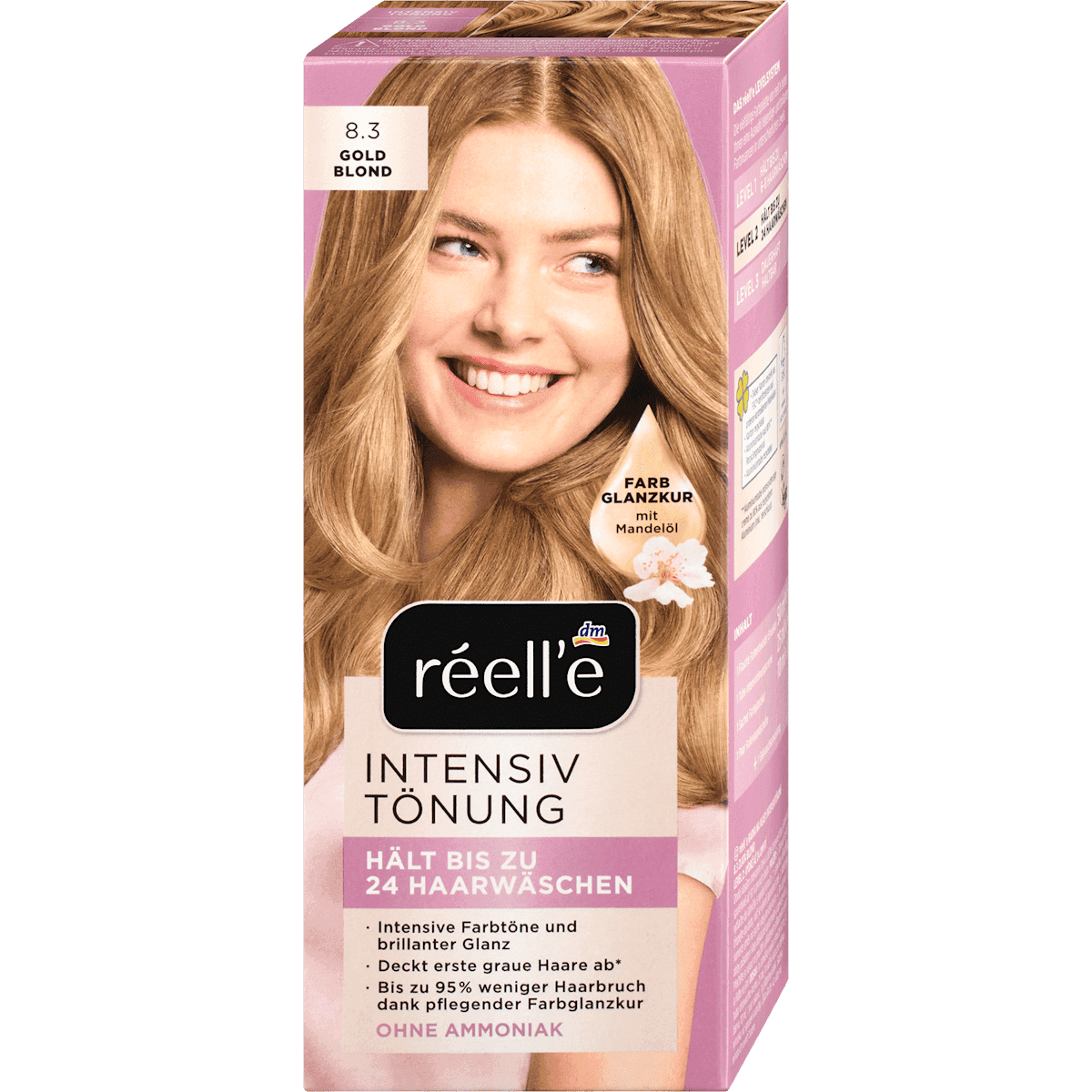 réell‘e Coloration ton sur ton 8.3 Blond doré, 1 pièce — منتج ألماني أصلي في المغرب