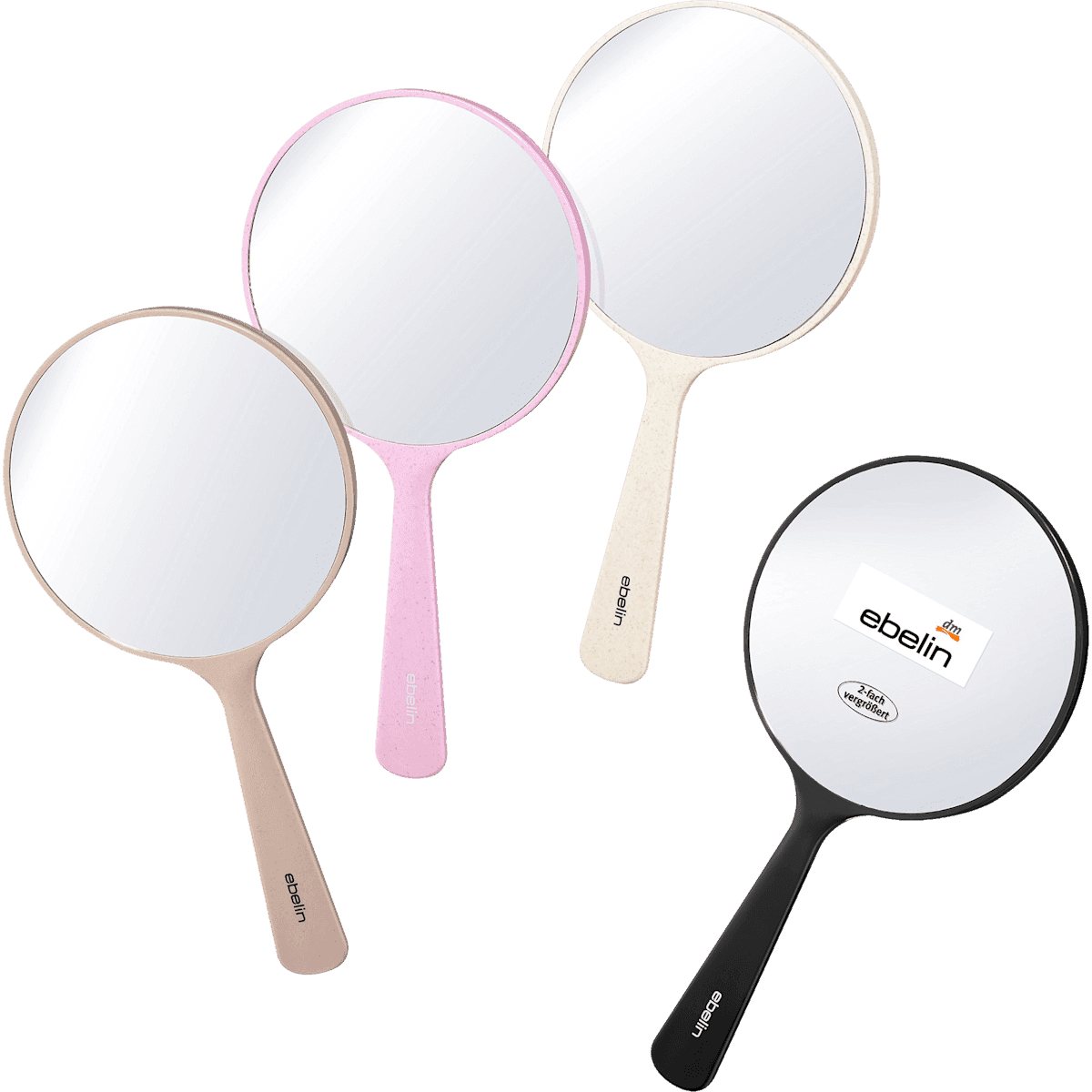 ebelin Miroir à main en paille de blé 1 pièce — produit allemand authentique au Maroc