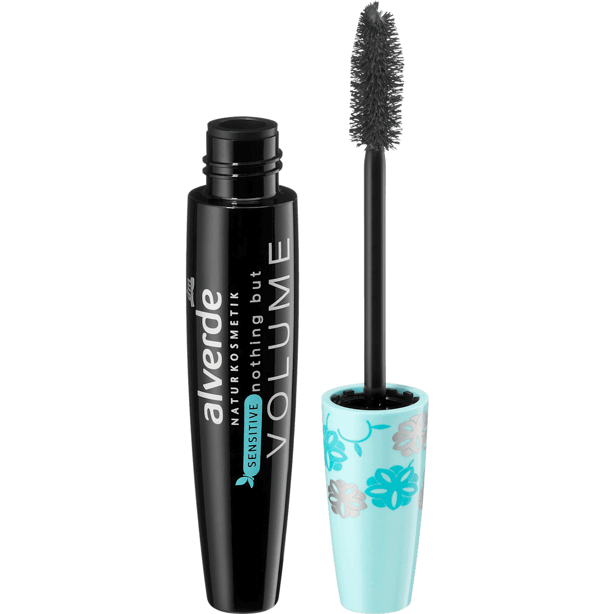 alverde NATURKOSMETIK Mascara Sensitive Nothing But Volume brown, 12 ml — authentic German product in Morocco