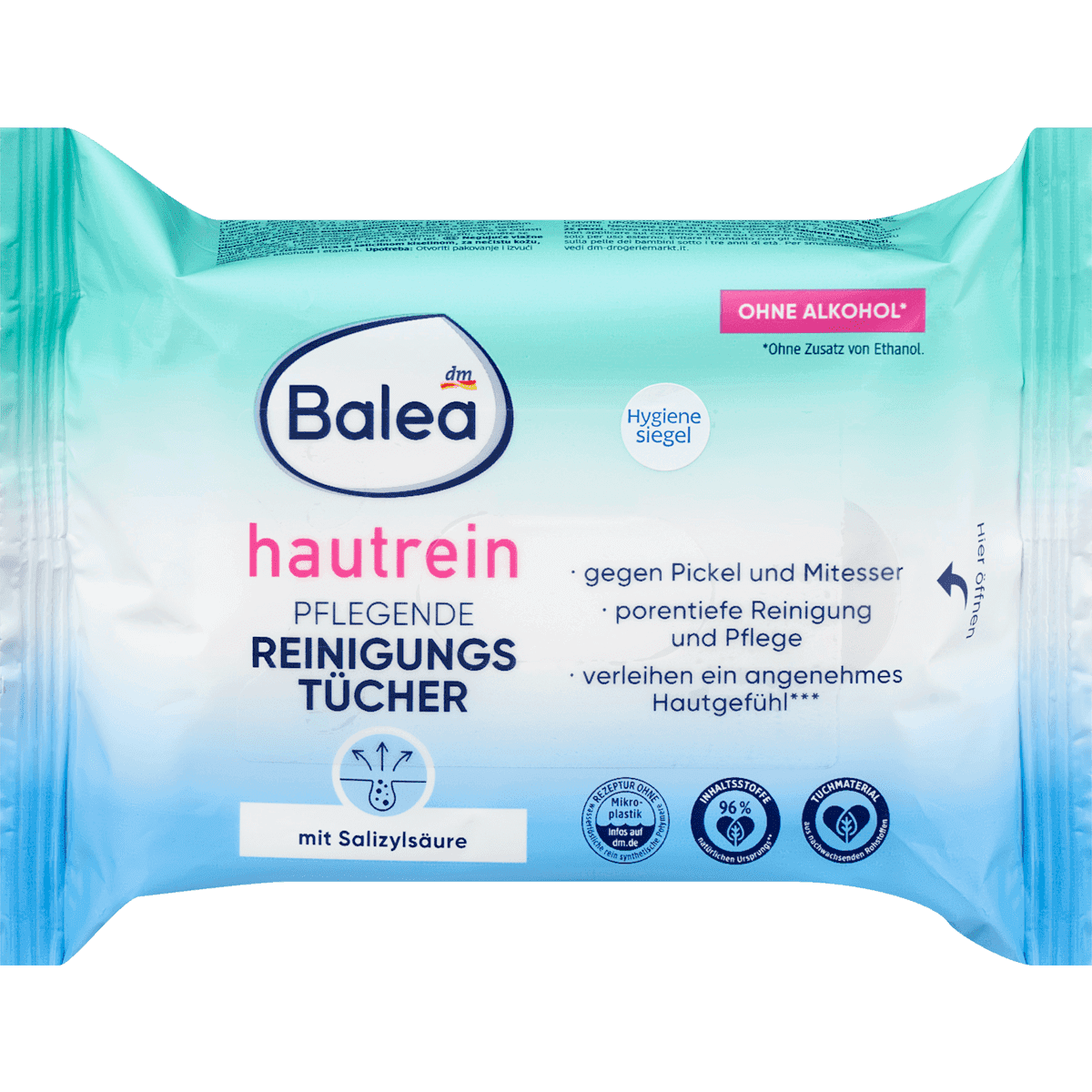 Balea Lingettes démaquillantes nourrissantes peau nette 25 pièces — منتج ألماني أصلي في المغرب