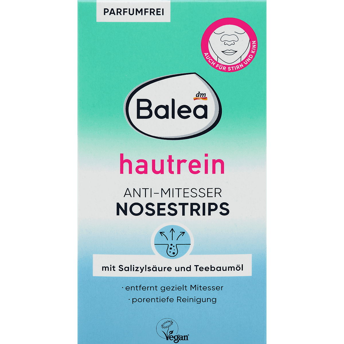 Balea Patchs nez anti-points noirs peau nette, 3 pièces — produit allemand authentique au Maroc