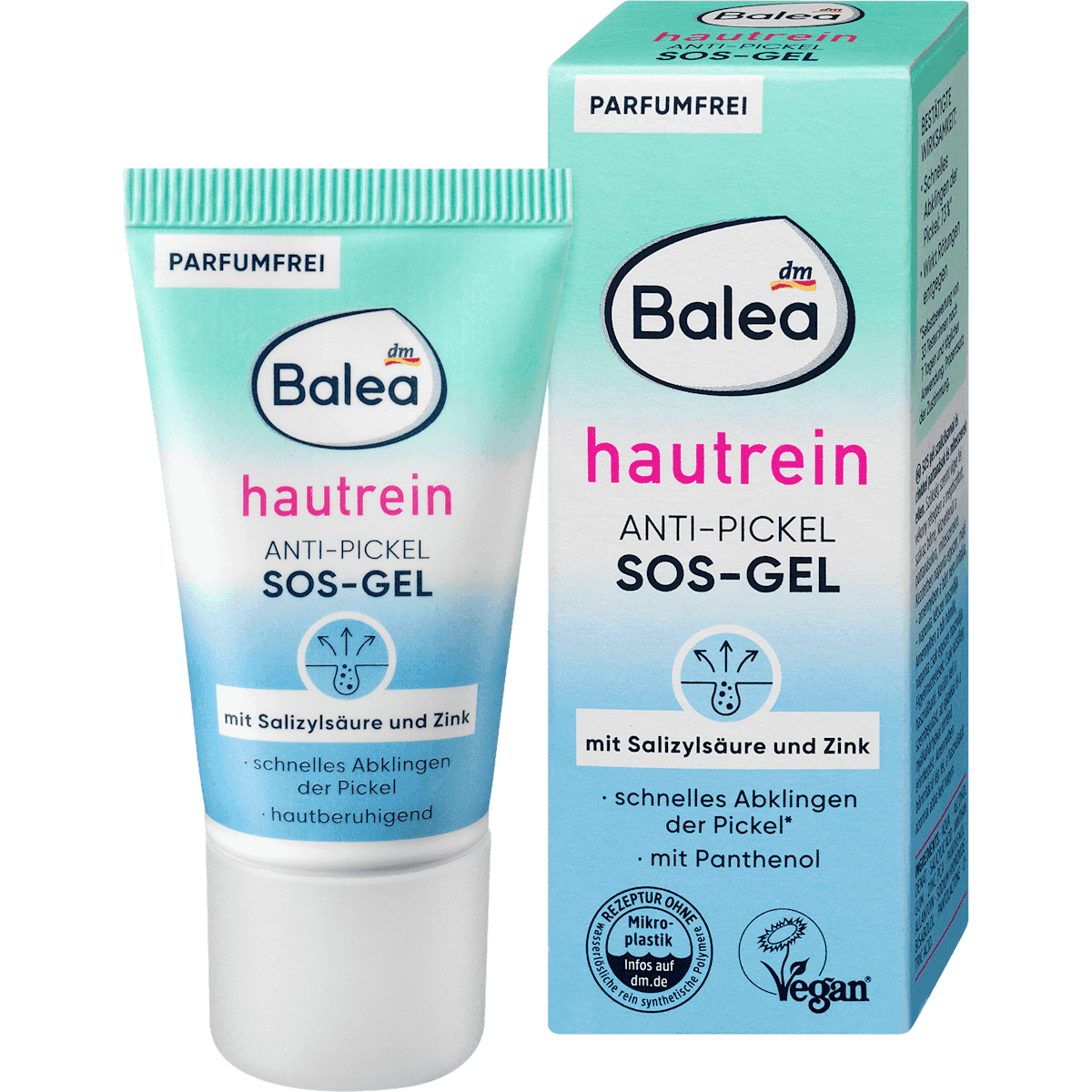 Balea Gel SOS anti-boutons peau nette, 15 ml — produit allemand authentique au Maroc