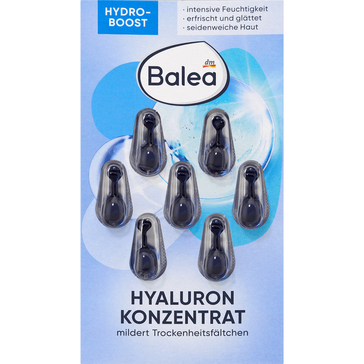 Balea concentré Acide hyaluronique 7 pièces — produit allemand authentique au Maroc