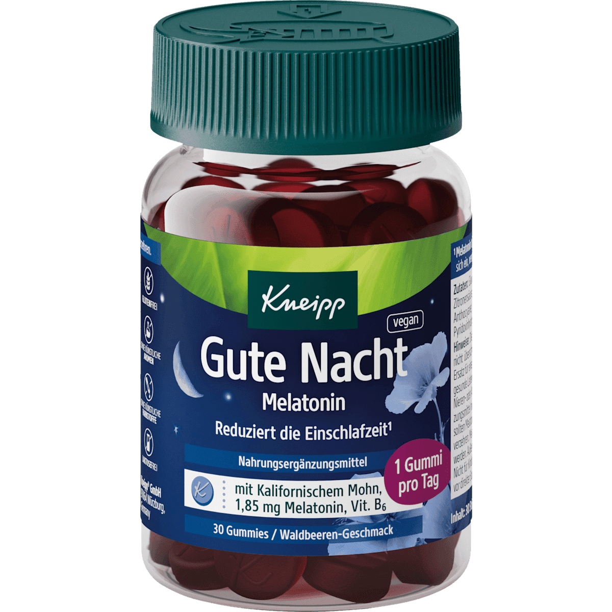 Kneipp Bonne Nuit gommes 30 pièces, 81 g — produit allemand authentique au Maroc