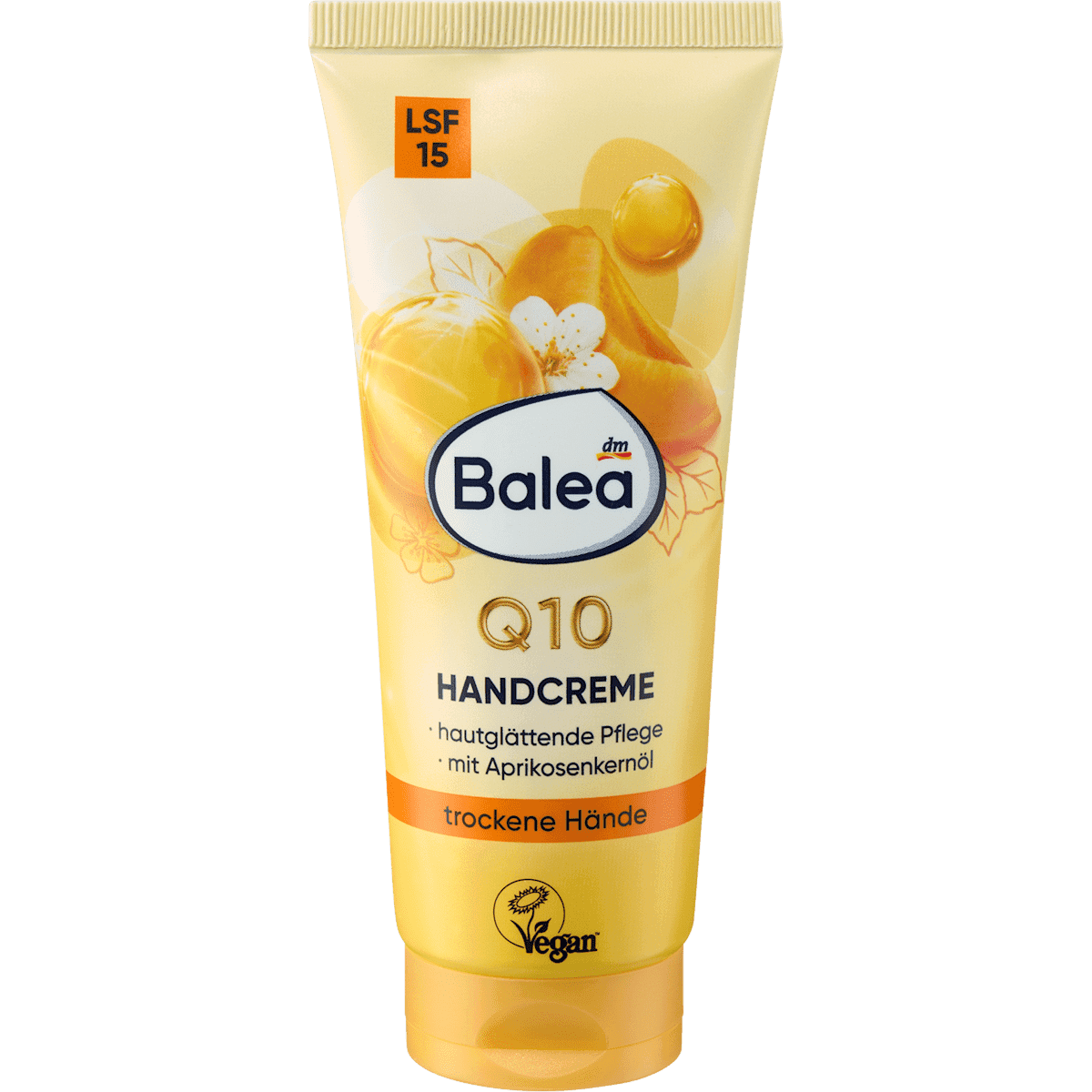 Balea hand cream Q10 with apricot oil LSF15 100 ml — authentic German product in Morocco