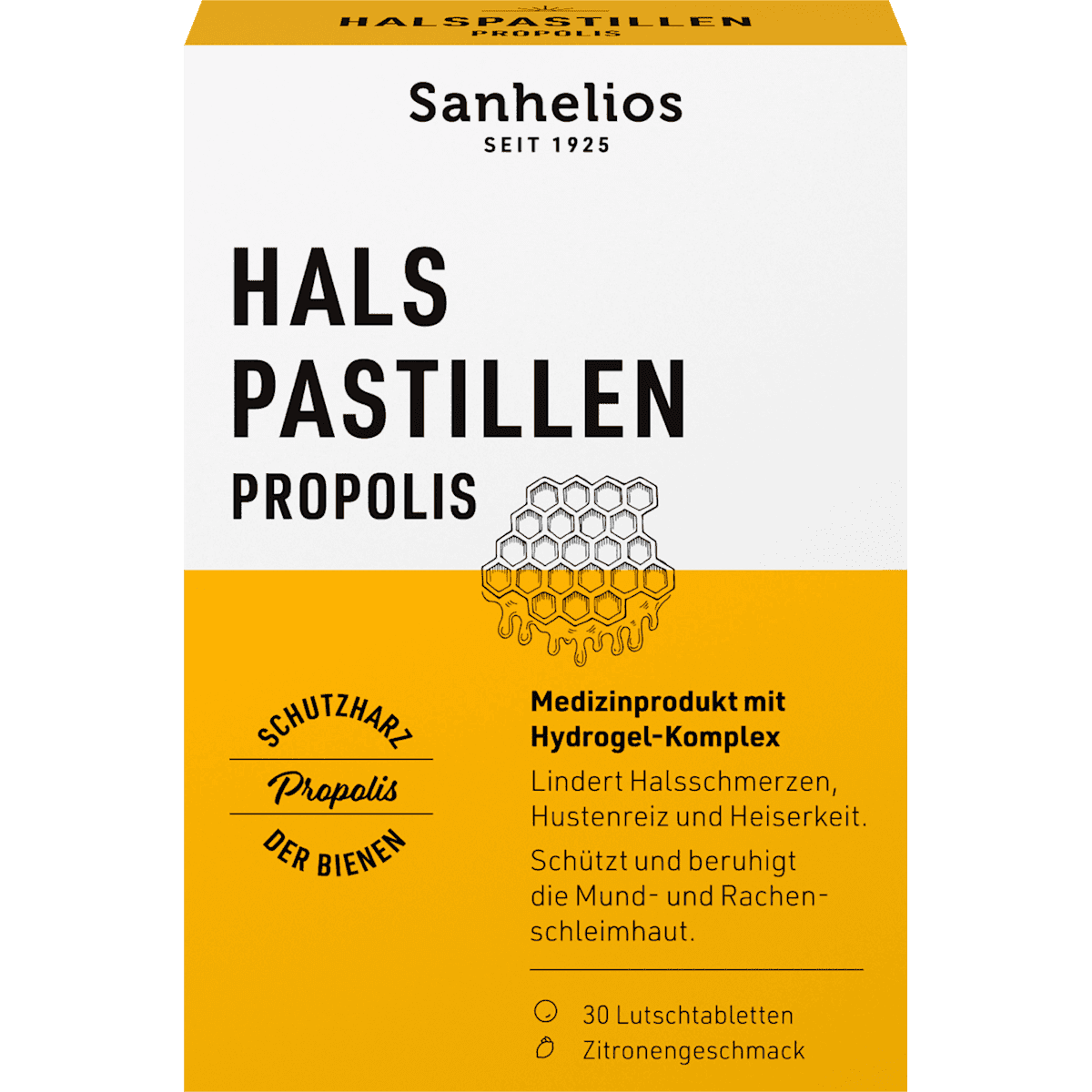 Sanhelios Pastilles Gorge Propolis · 30 pastilles — produit allemand authentique au Maroc