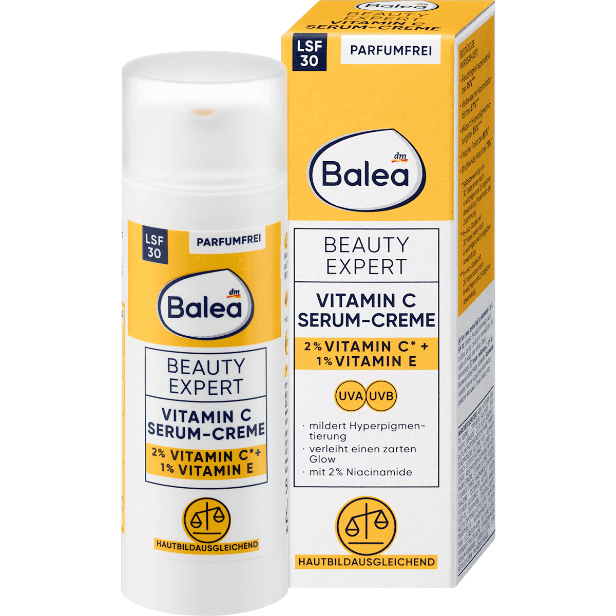 Balea Beauty Expert Crème-sérum Vitamine C LSF 30 50 ml — منتج ألماني أصلي في المغرب