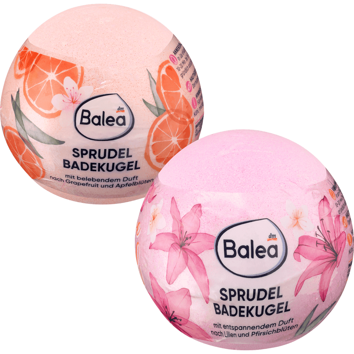 Balea Bombe de bain Keep Smiling/Positive Mind 170 g — produit allemand authentique au Maroc