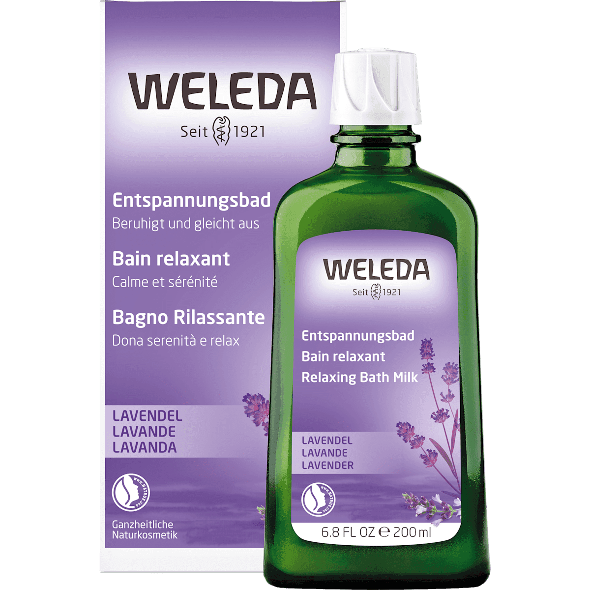 Weleda Entspannungsbad, lavande, 200 ml — produit allemand authentique au Maroc