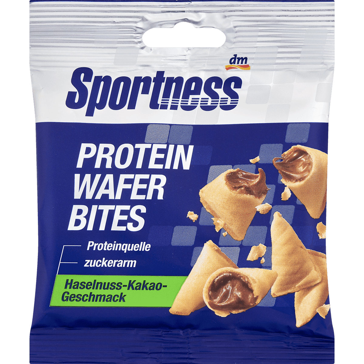 Sportness Protein Wafer Bites noisette-cacao 30 g — produit allemand authentique au Maroc