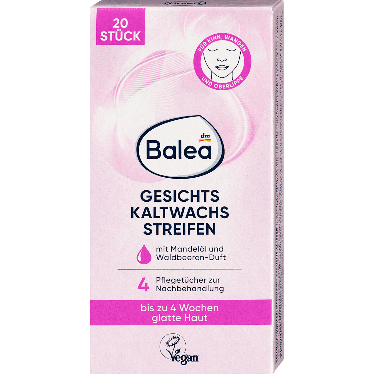 Balea strips cold wax face 20 pcs — authentic German product in Morocco