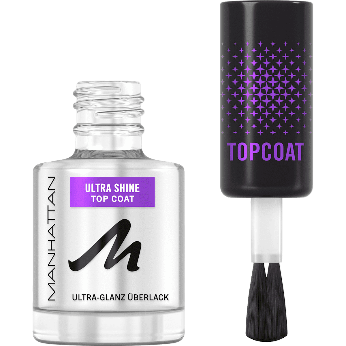 MANHATTAN Cosmetics Top Coat Ultra Shine, 12 ml — produit allemand authentique au Maroc