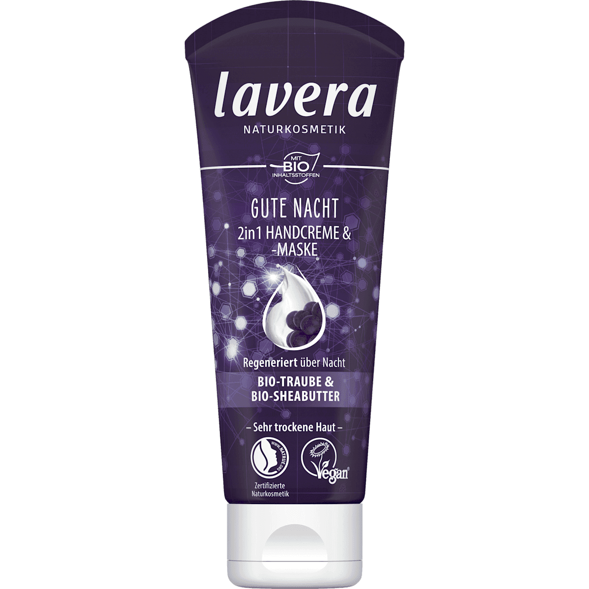 lavera NATURKOSMETIK Crème mains & masque Bonne Nuit 2in1, 75 ml — منتج ألماني أصلي في المغرب