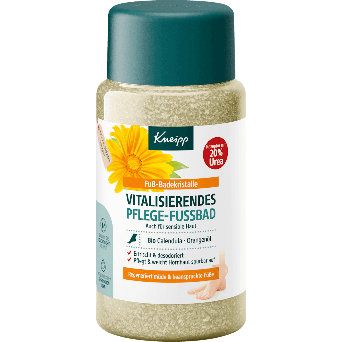 Kneipp Cristaux pour bain de pieds vitalisierend, 600 g — produit allemand authentique au Maroc
