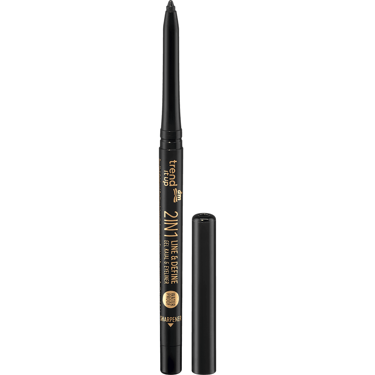 trend !t up gel kajal & eyeliner 2en1 waterproof 010 1 pièce — produit allemand authentique au Maroc