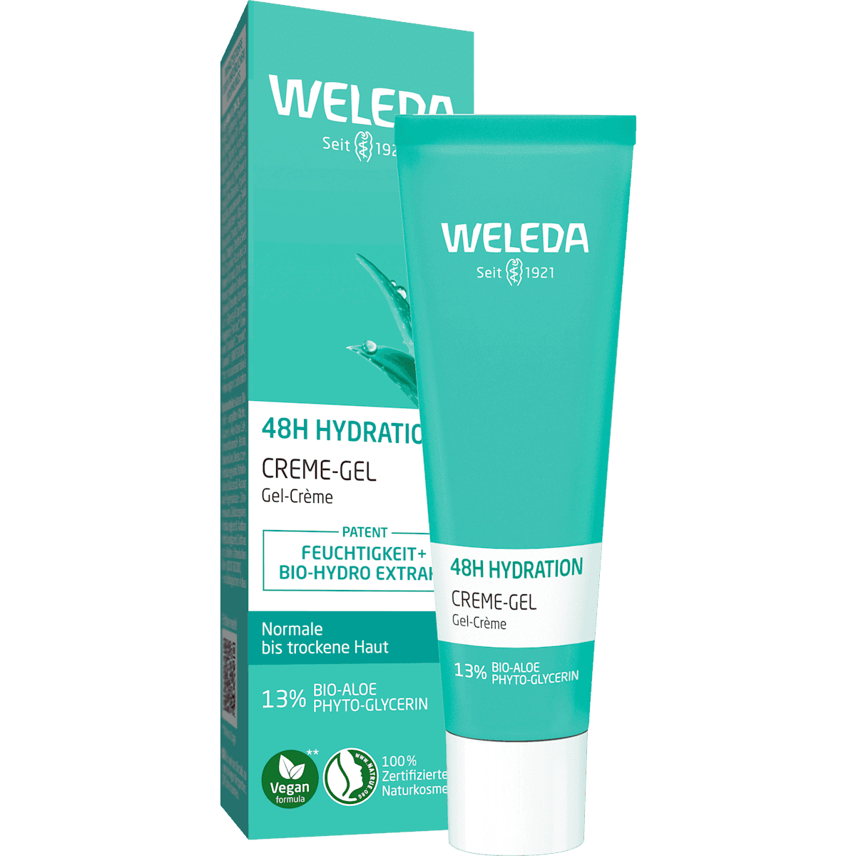 Weleda Crème visage Gel 48H Hydration, 30 ml — produit allemand authentique au Maroc