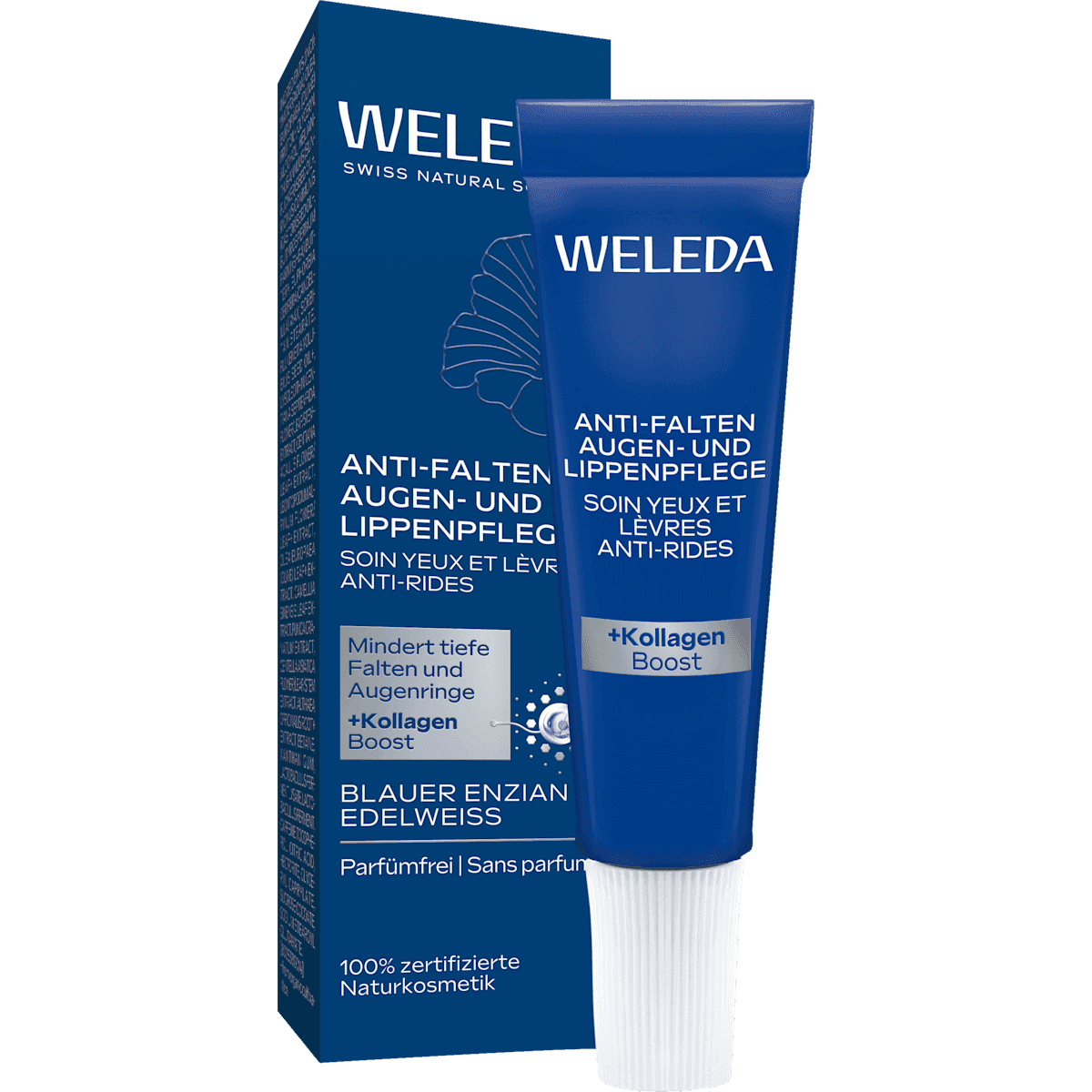 Weleda Soin yeux et lèvres anti-rides, 10 ml — produit allemand authentique au Maroc