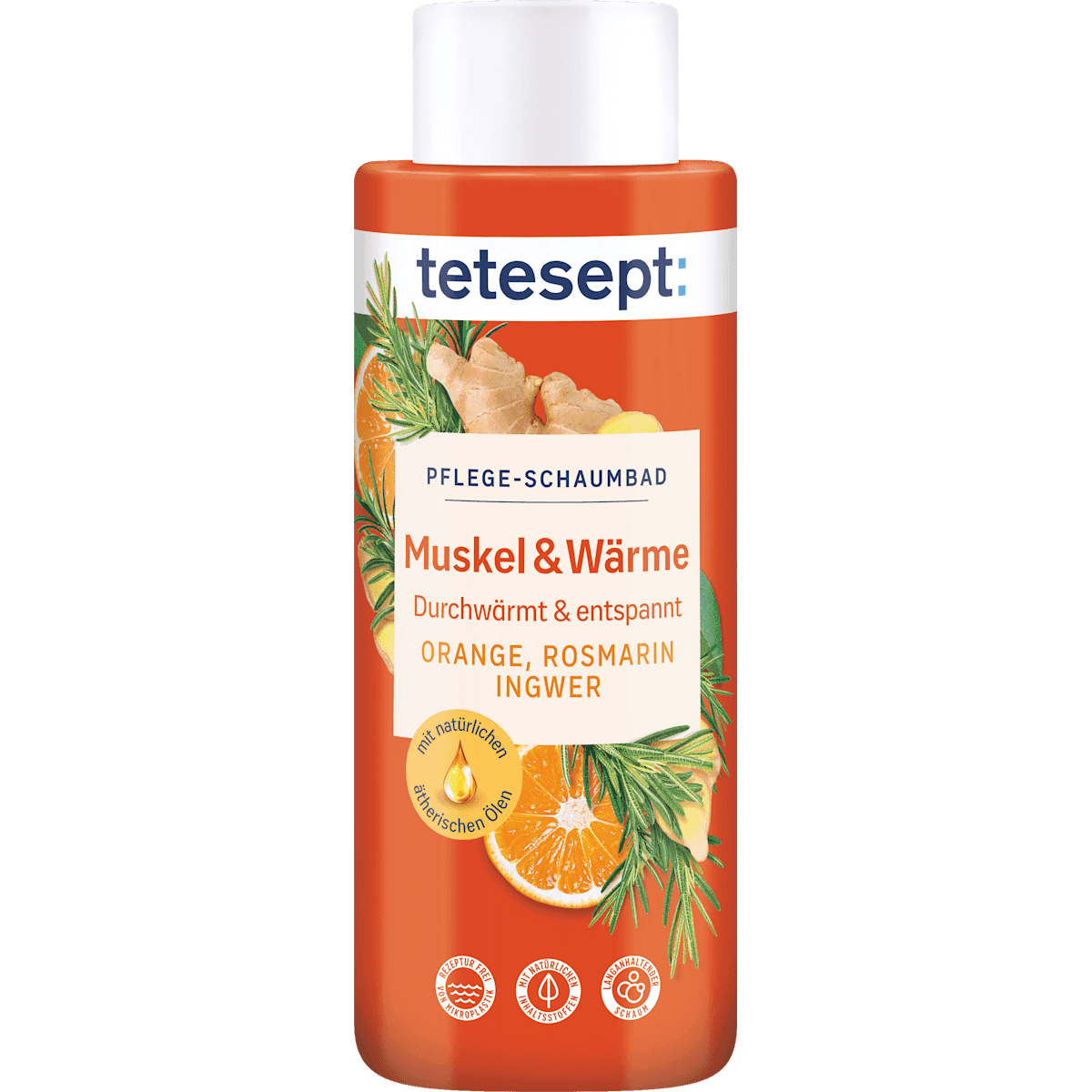 tetesept Bain moussant muscles & Chaleur, 420 ml — produit allemand authentique au Maroc