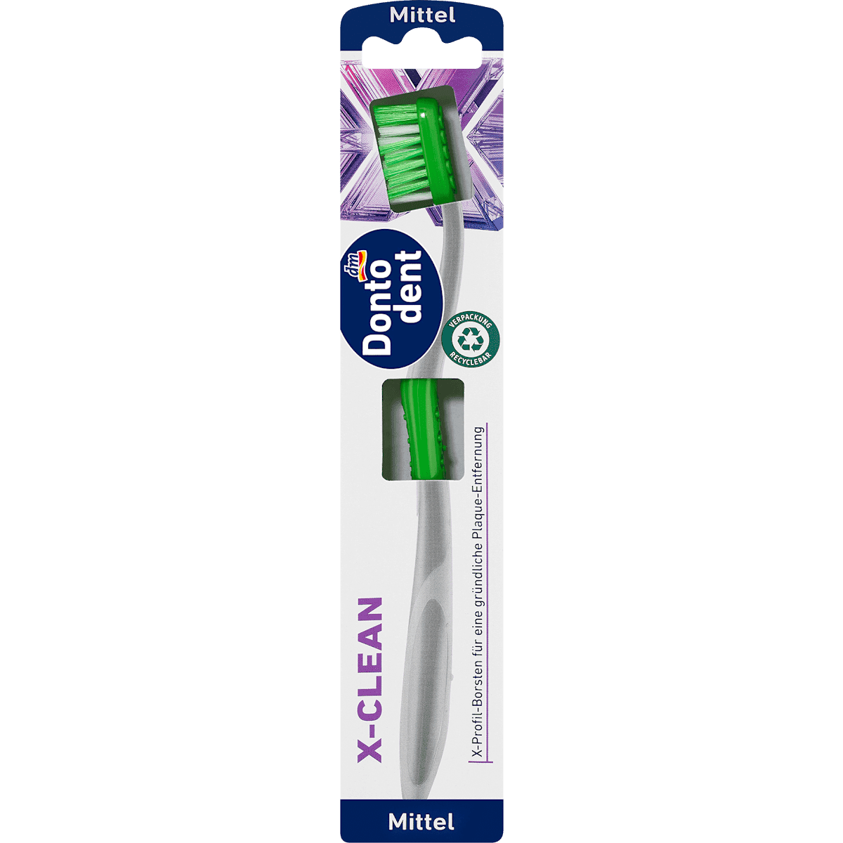 Dontodent brosse à dents X-clean medium 1 pièce — produit allemand authentique au Maroc