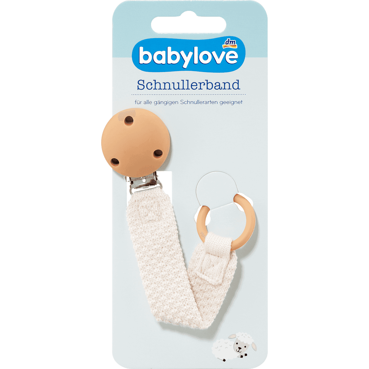 babylove attache-tétine crème, 1 pièce — produit allemand authentique au Maroc