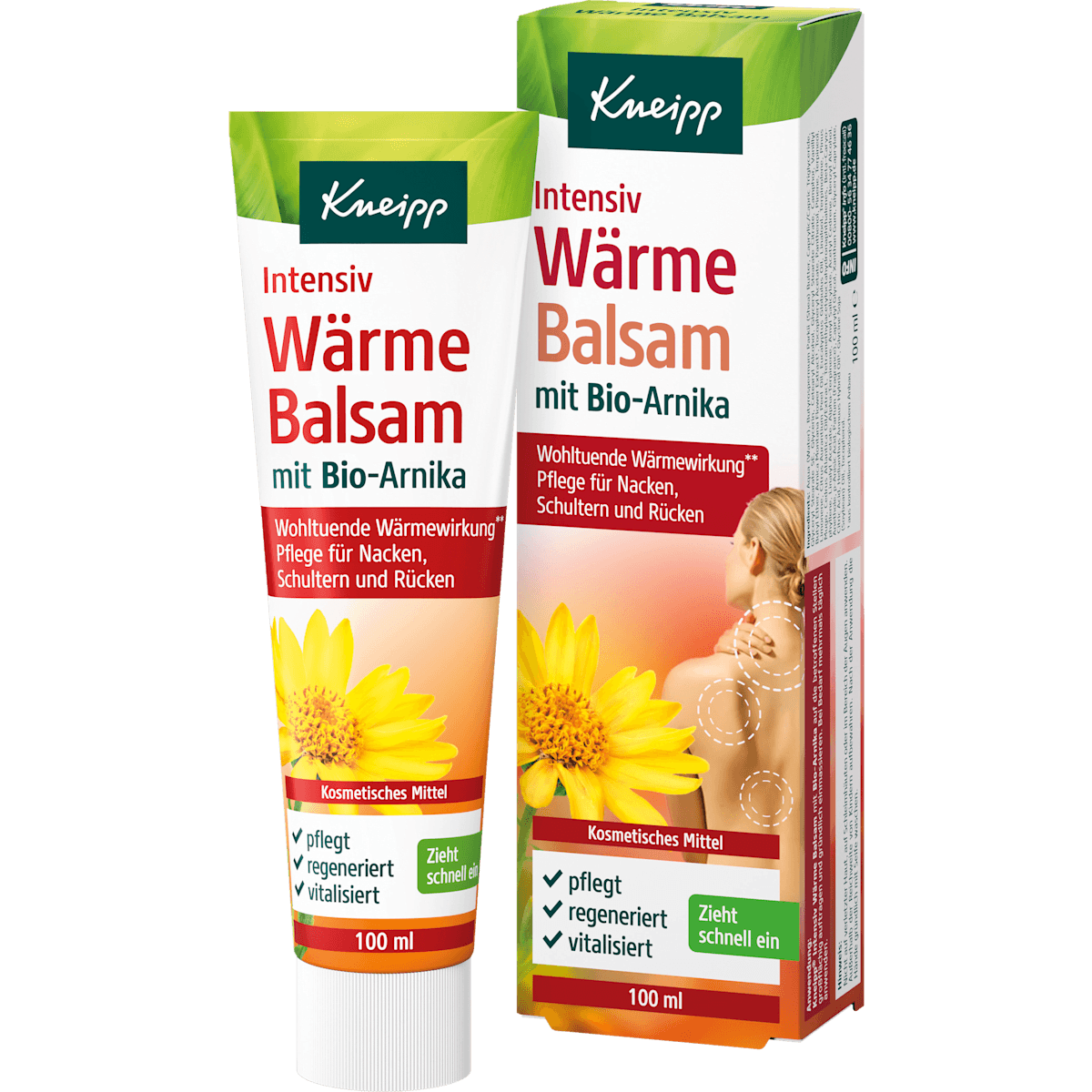 Kneipp Baume chauffant avec arnica, 100 ml — produit allemand authentique au Maroc