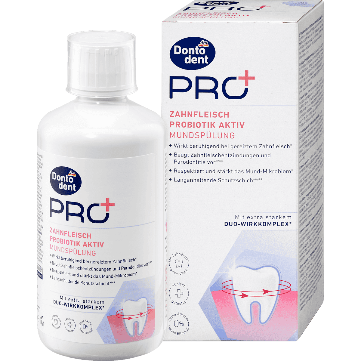 Dontodent PRO+ Bain de bouche Gencives Probiotique Actif 400 ml — منتج ألماني أصلي في المغرب