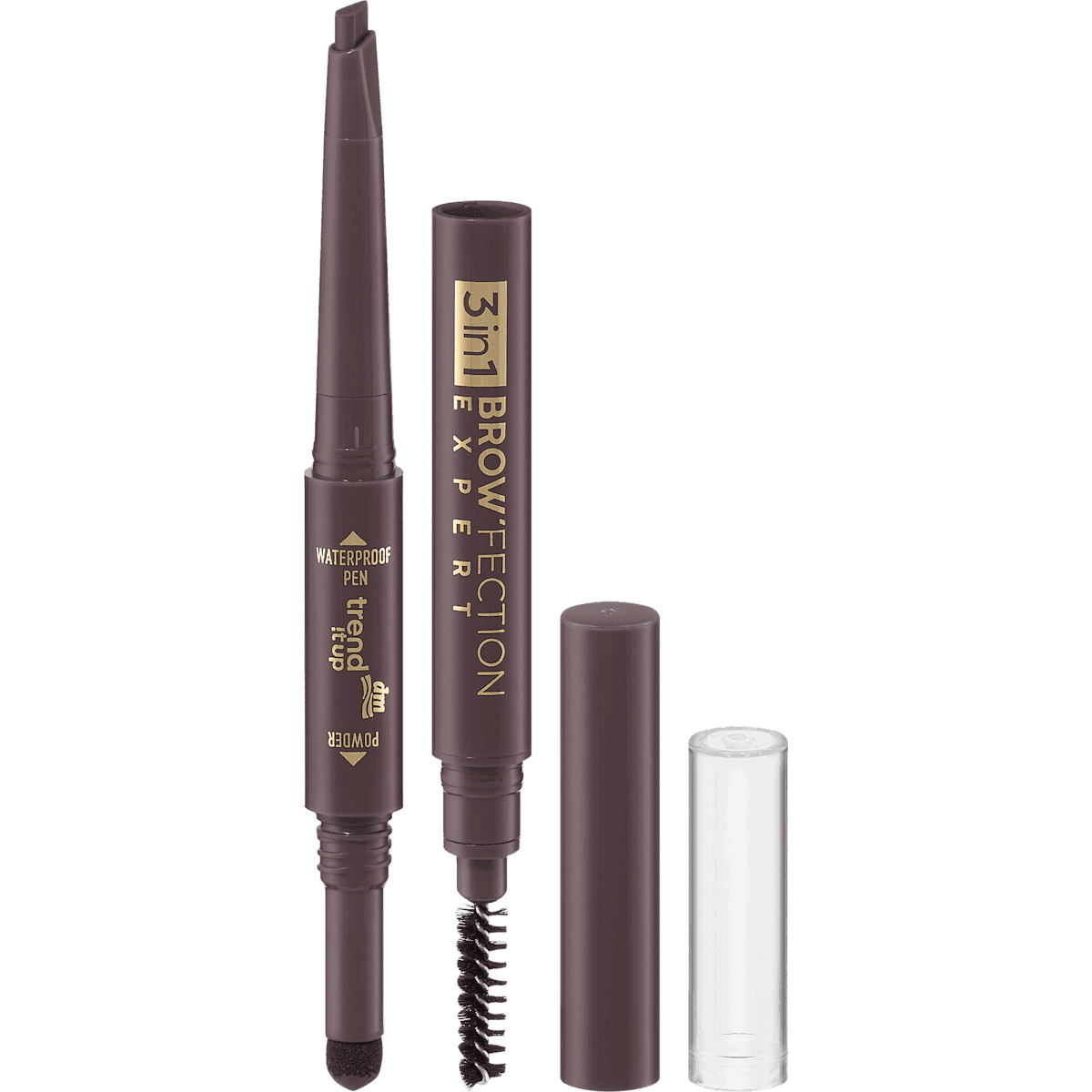 trend !t up crayon sourcils 3en1 Brow'fection 040 Dark Chocolate Brown 0,4 g — produit allemand authentique au Maroc