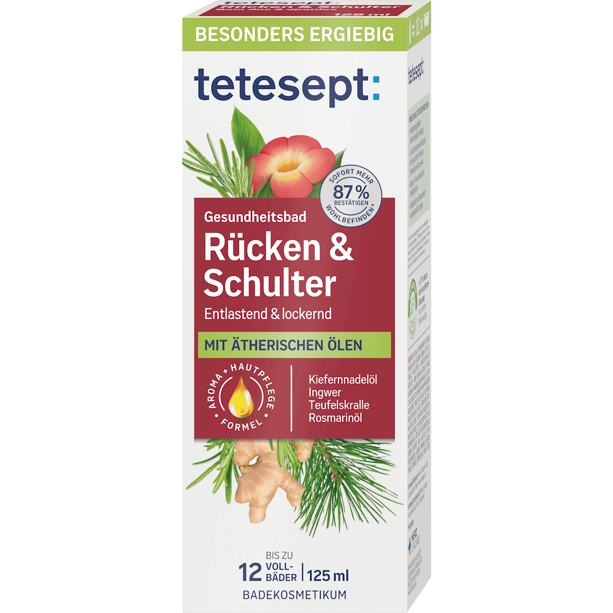 tetesept Gesundheitsbad dos & Schulter, 125 ml — produit allemand authentique au Maroc