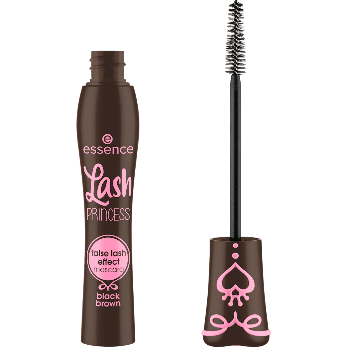 essence Mascara Lash Princess False Lash Effect Black Brown, 12 ml — authentic German product in Morocco