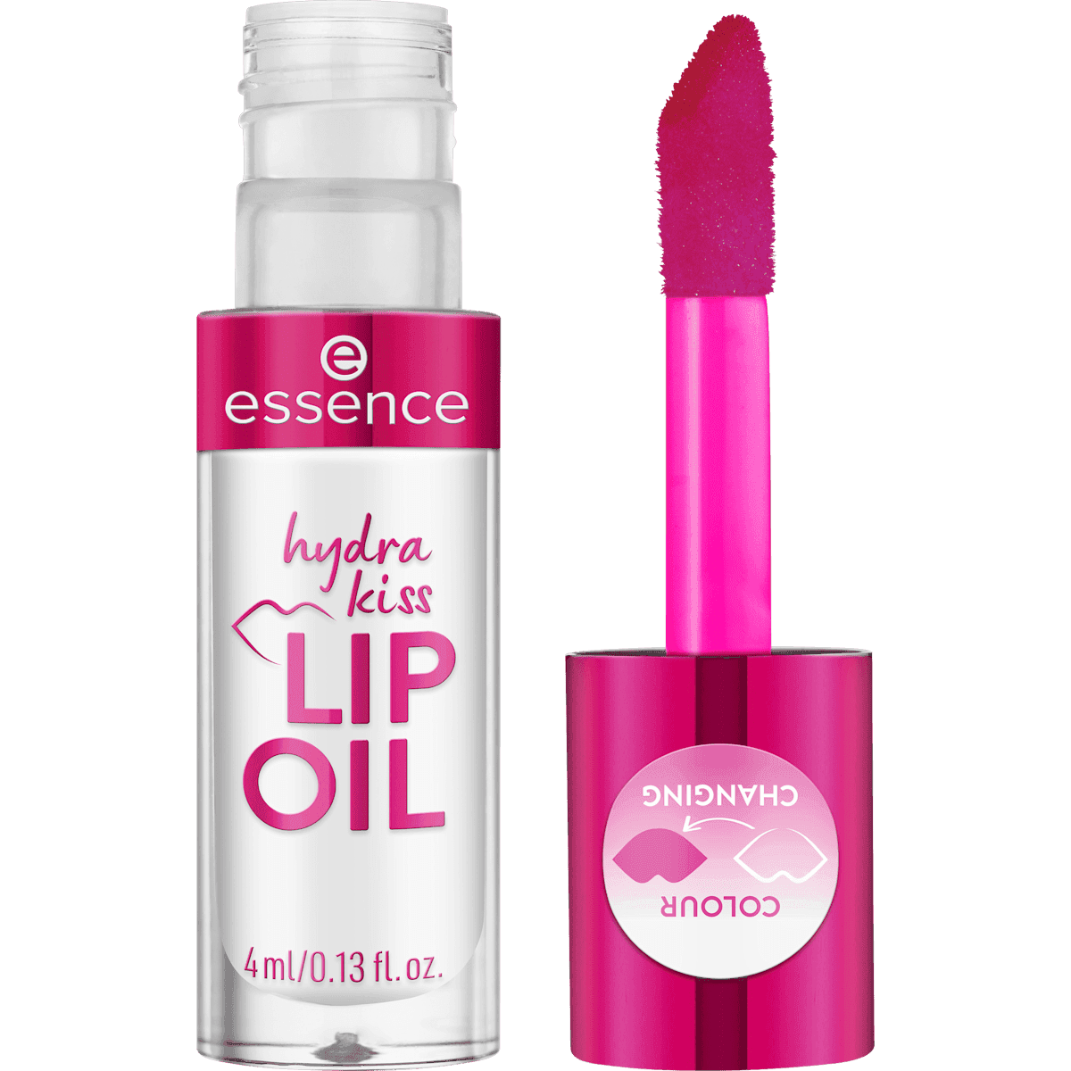 essence Huile à lèvres Hydra Kiss 06 Cranberry Is Back, 4 ml — produit allemand authentique au Maroc