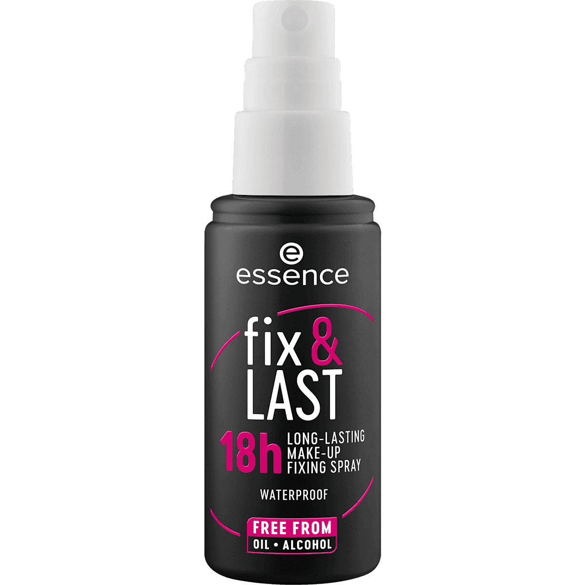 essence Spray fixateur Fix & Last 18h Long-Lasting Waterproof, 50 ml — produit allemand authentique au Maroc