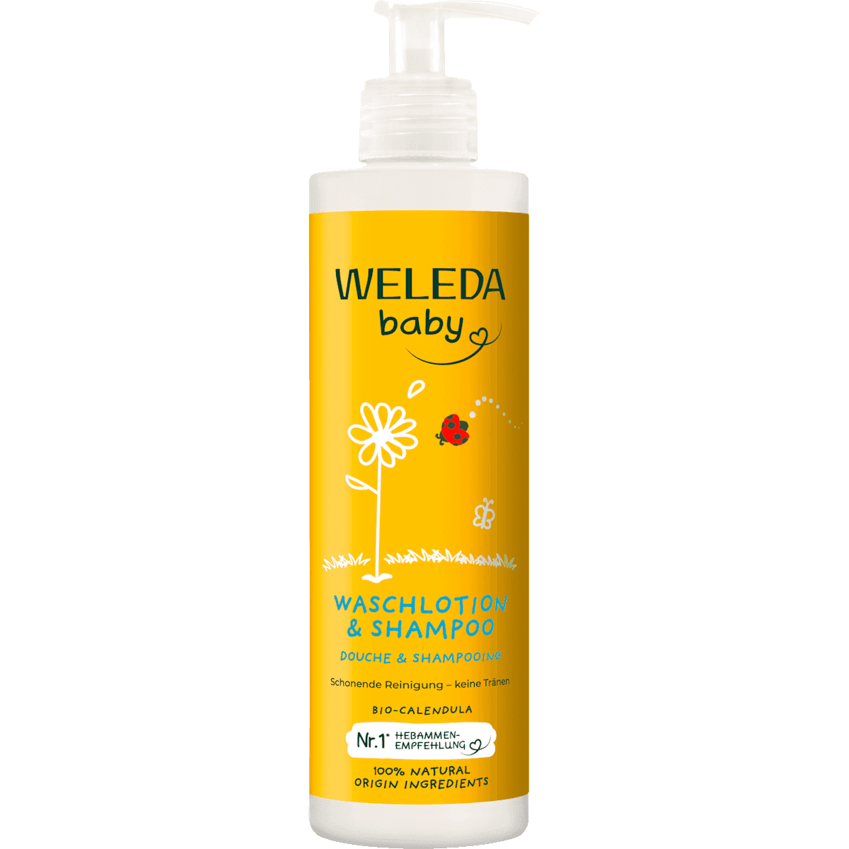 Weleda Bébé Lotion lavante & Shampooing, 400 ml — منتج ألماني أصلي في المغرب
